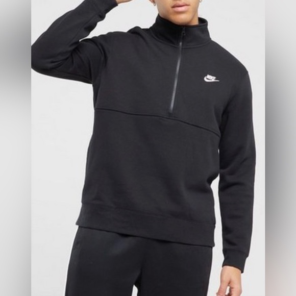 Nike Men's Black Zip-Up Sweater - Picture 3 of 11